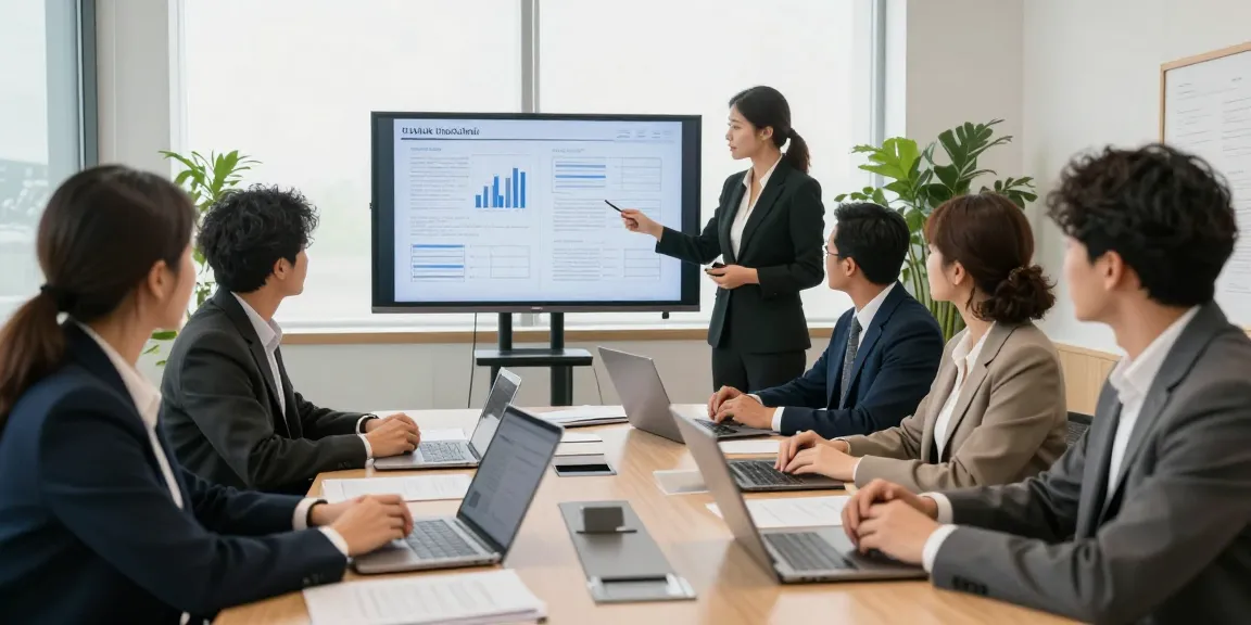 Check out this site to see legal professionals collaborating in a modern office setting.