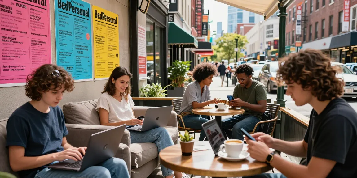 bedpersonal connects local users through vibrant classifieds in urban setting.