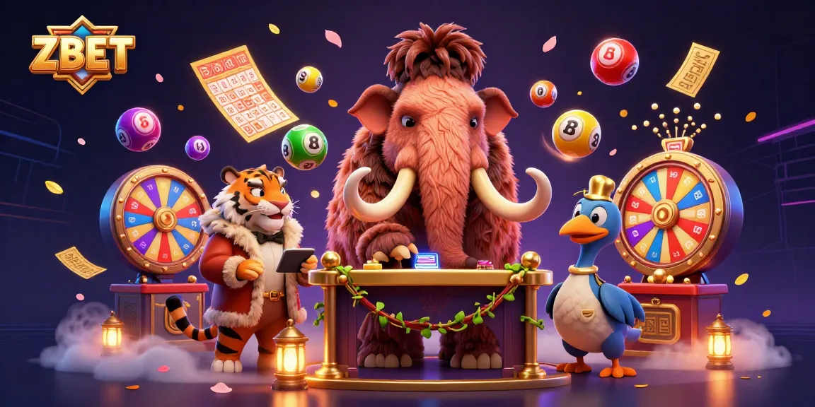 ZBET invites players into the exciting world of gambling with vibrant visuals and lively characters.