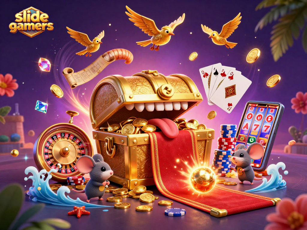 Experience winning opportunities with slidegamers featuring dynamic casino elements and characters.