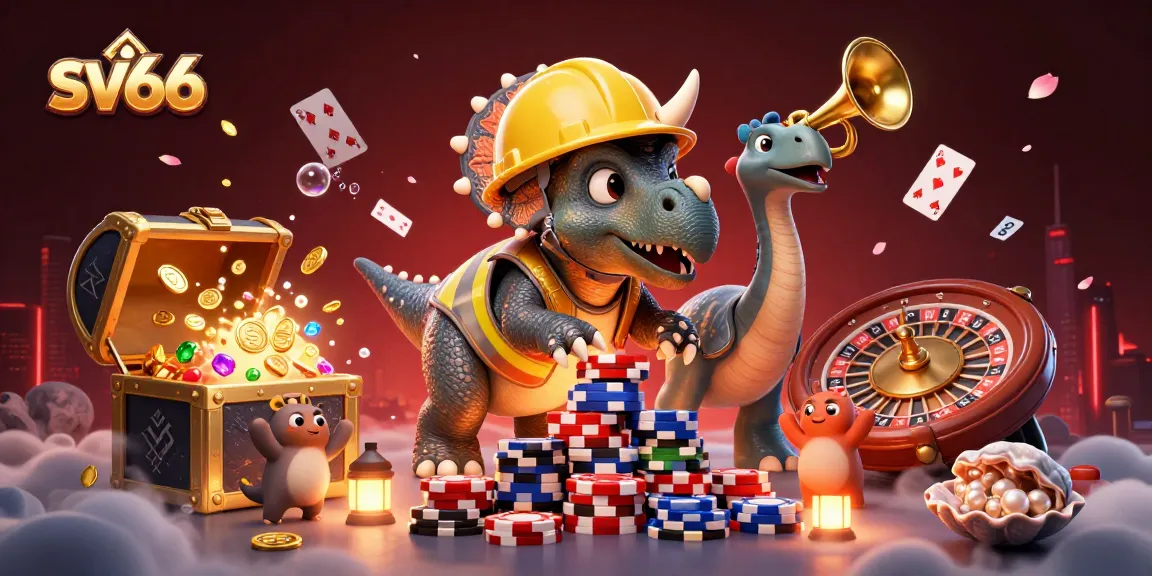 Celebrate your wins at sv66 with vibrant casino artwork showcasing joyous characters and exciting games.