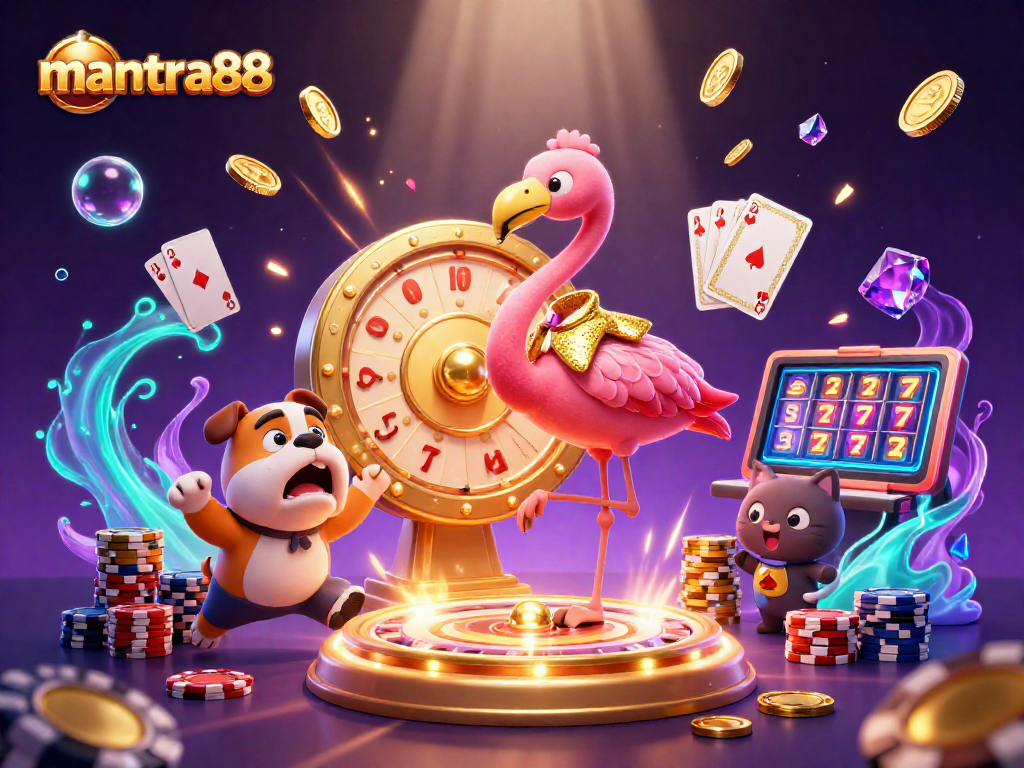 Experience the thrill of mantra88 with a vibrant game show scene showcasing excitement and rewards