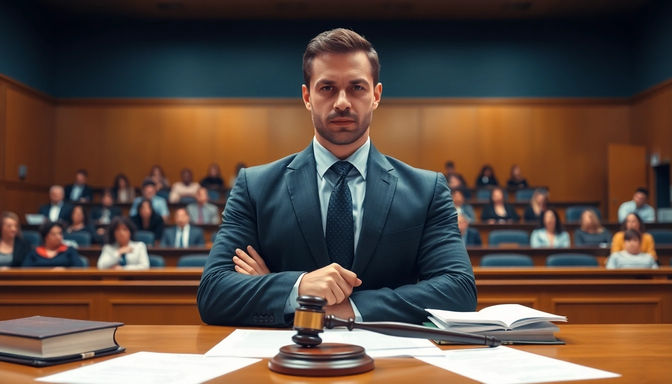 Bridgeport Criminal Defense Lawyer confidently presenting a case in court.