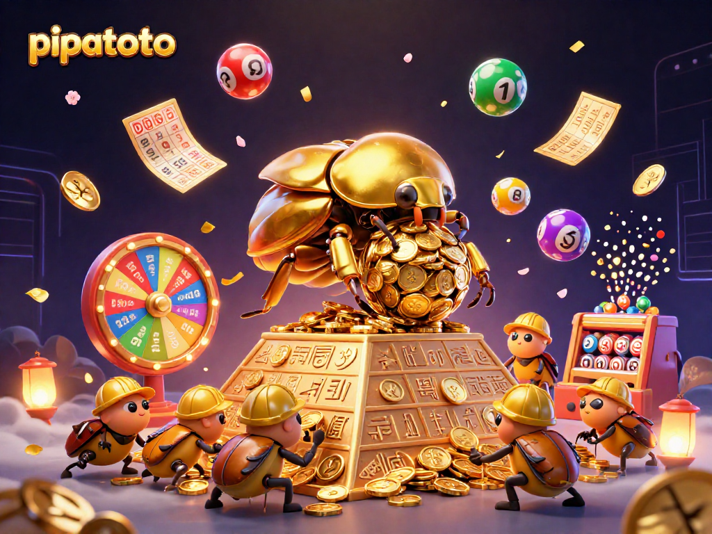 Engaging visuals of pipatoto lottery action with vibrant characters and dynamic game elements.