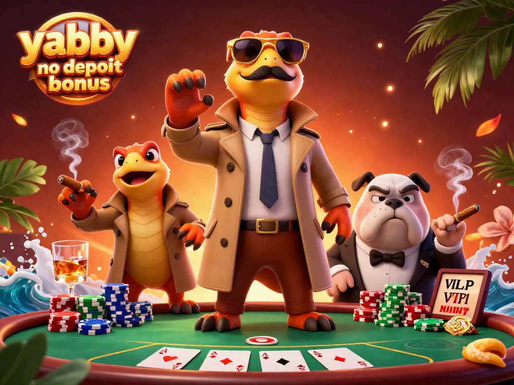 Claim your yabby no deposit bonus and enjoy poker excitement with raptors at a VIP casino lounge.