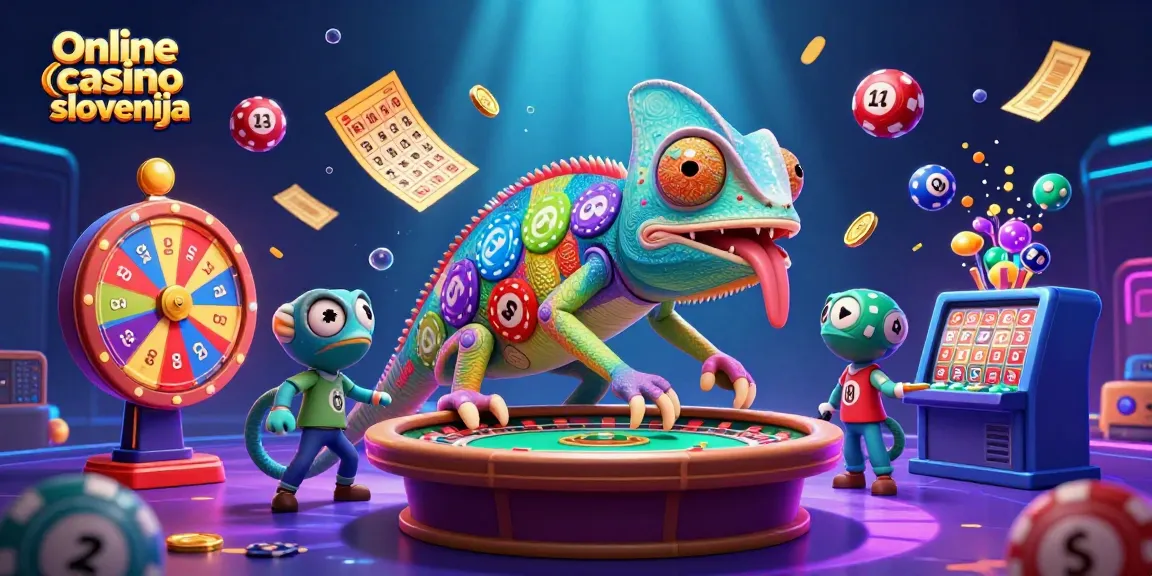 V igri online casino Slovenija, kameleon lastnik zajema poglede na ruleto in poker.