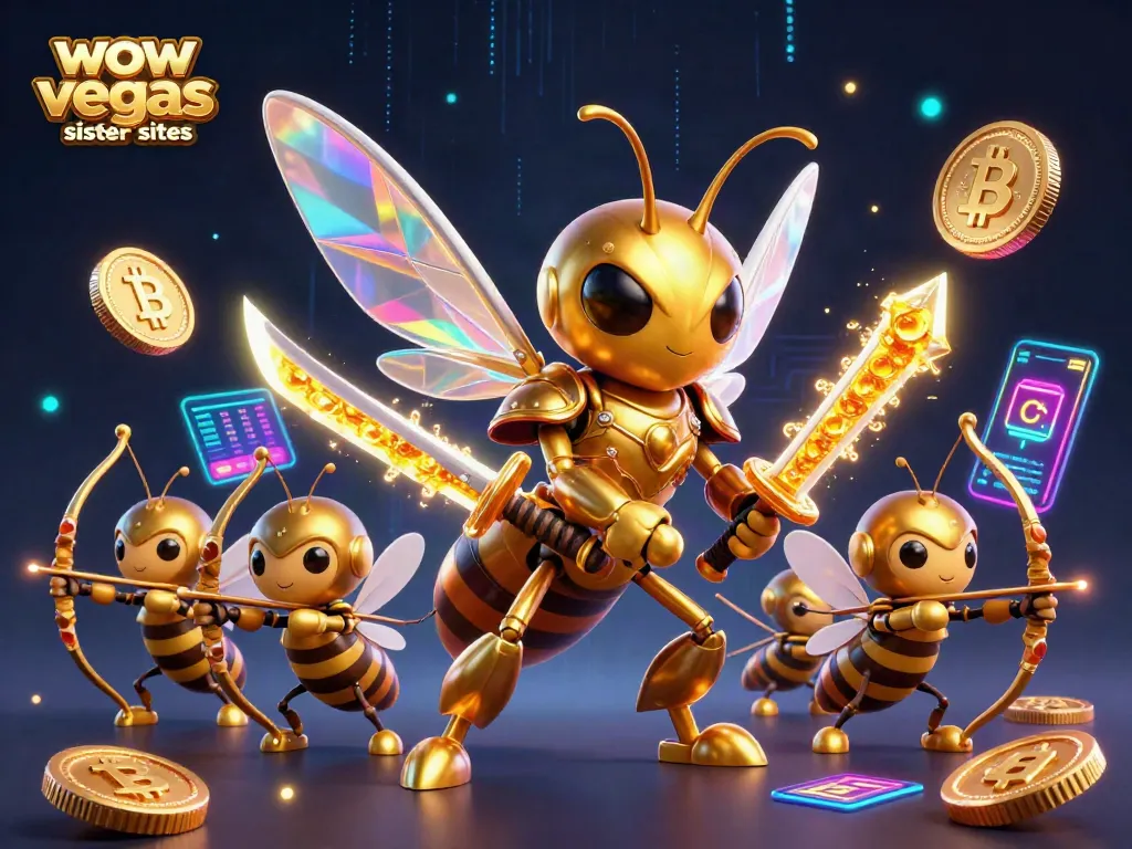 Play exciting games at wow vegas sister sites while enjoying vibrant visuals and crypto elements